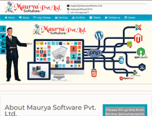 Tablet Screenshot of mauryasoftware.com